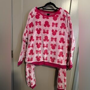 Disney Pink and White Cozy Apparel